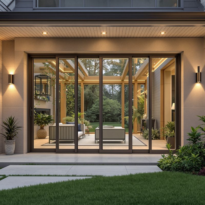 Porte patio 6 pieds standard maison québécoise